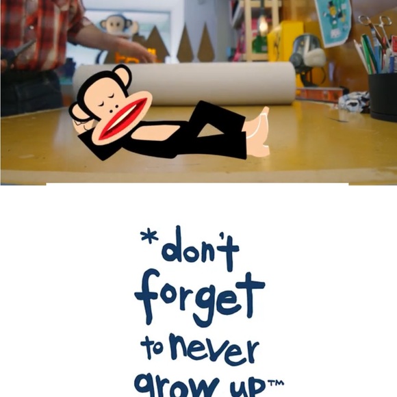 Paul Frank 2pc pajamas monkey face pattern size M - Picture 4 of 13